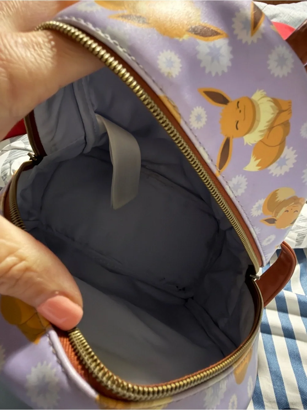 Loungefly Lilac Eevee Kids Mini Backpack